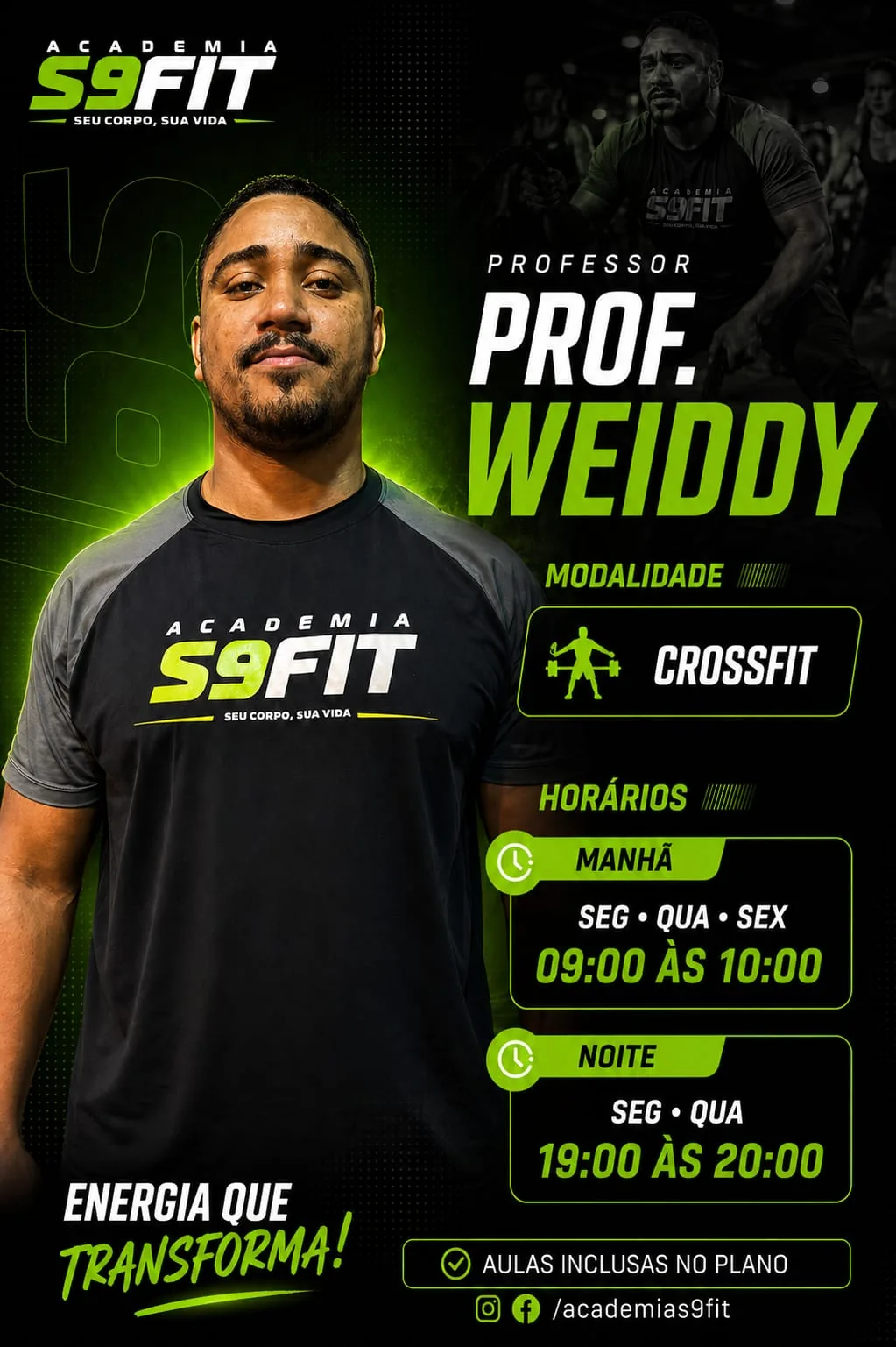 Professor Weiddy da S9 Fit